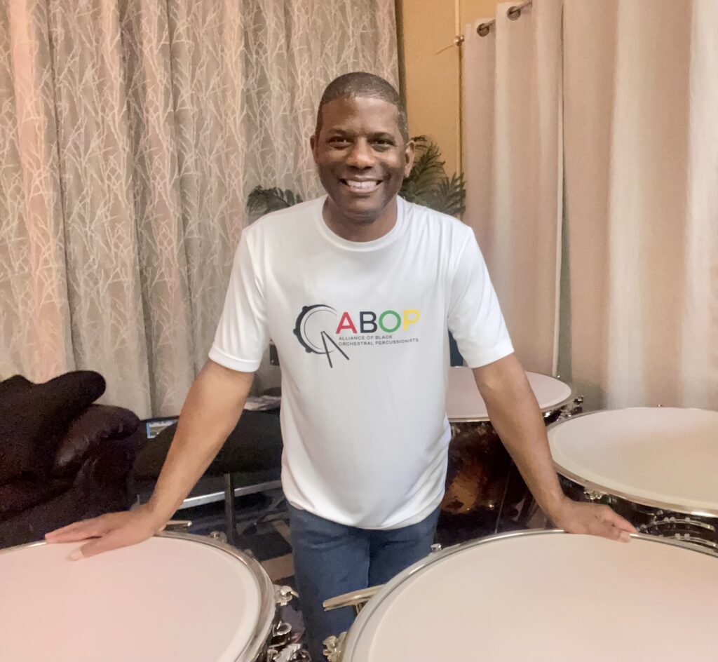 Douglas Cardwell in ABOP T-shirt