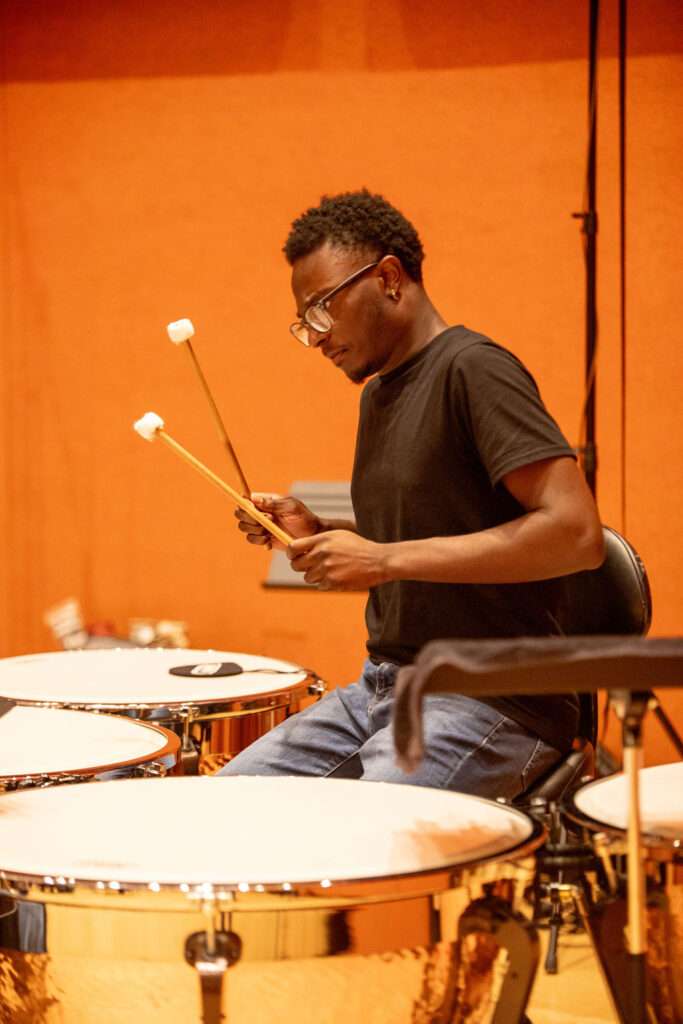 Jakalin Bryant on Timpani Jakalin Bryant on Timpani