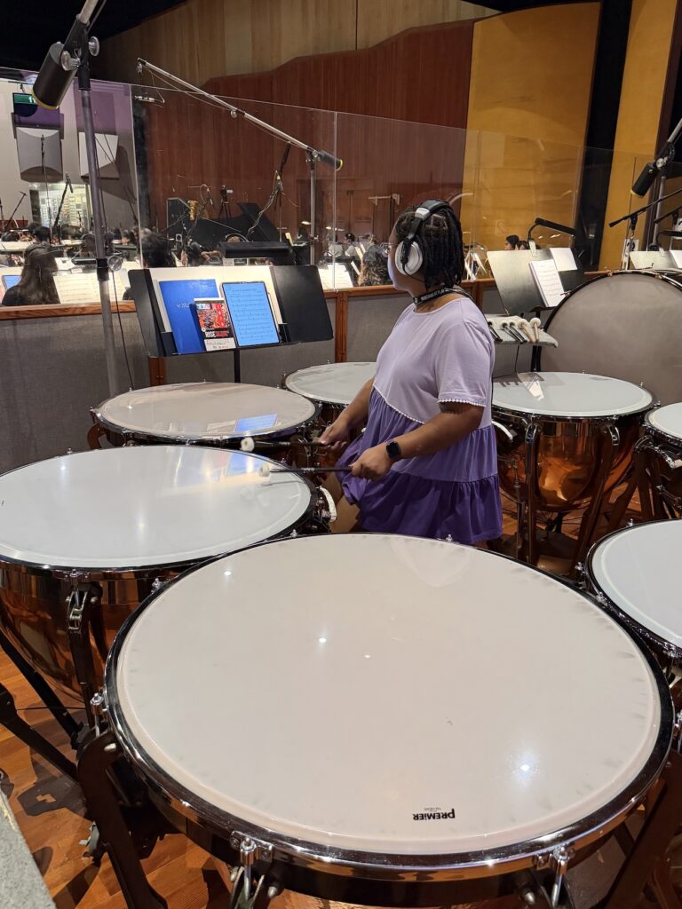 Alexa Clawson on Timpani